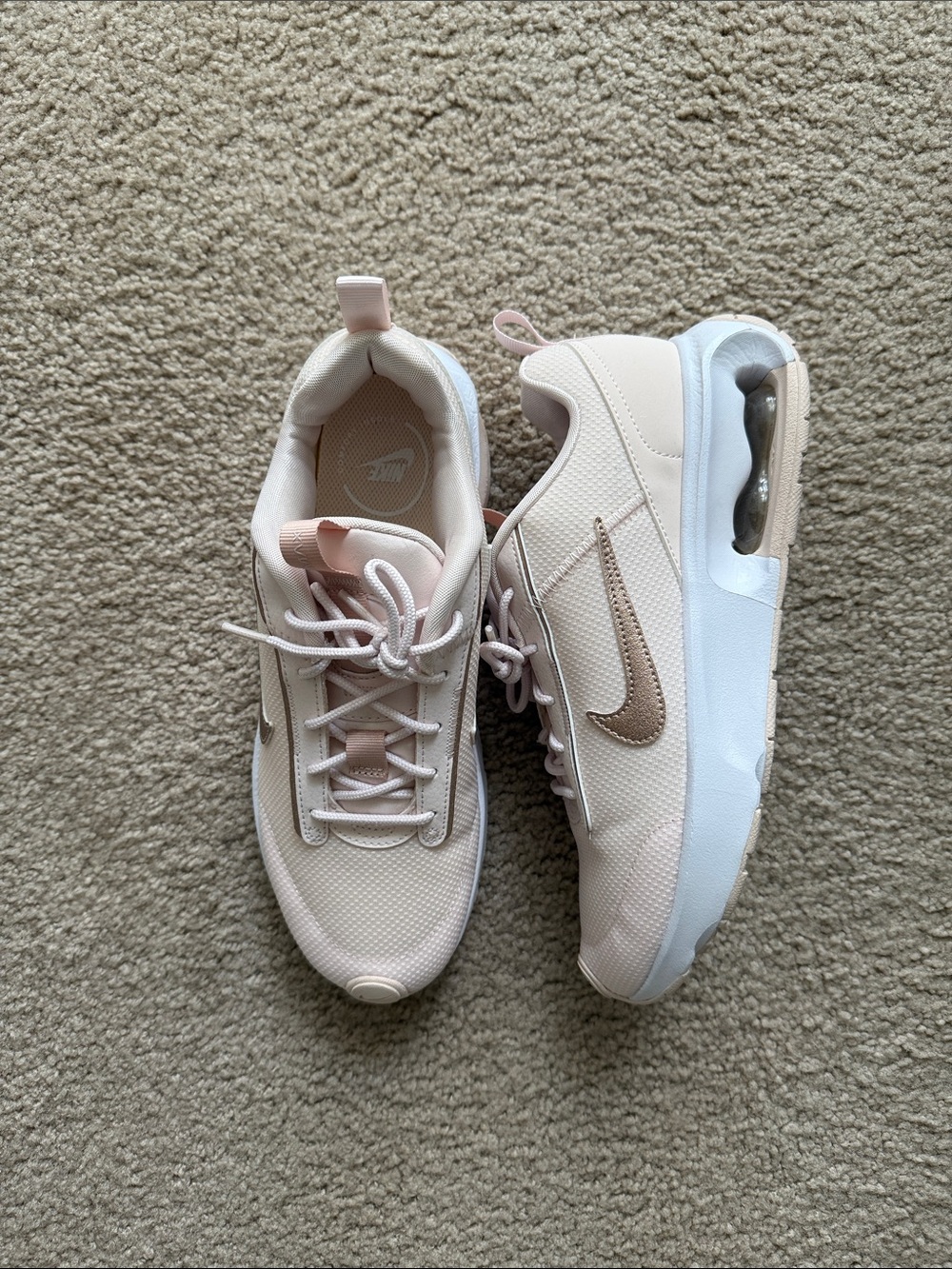 Nike Women's Light Pink Air Max Casual Running Sneakers